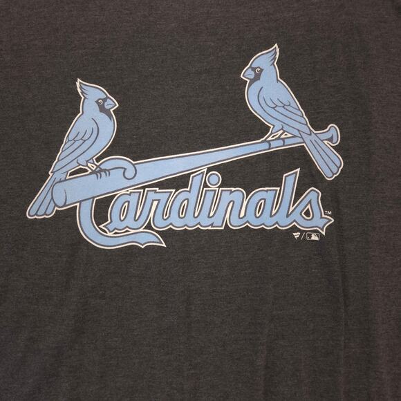 Fanatics MLB St Louis Cardinals College Baseball Shirt Mens Size XL Gray - Picture 4 of 9